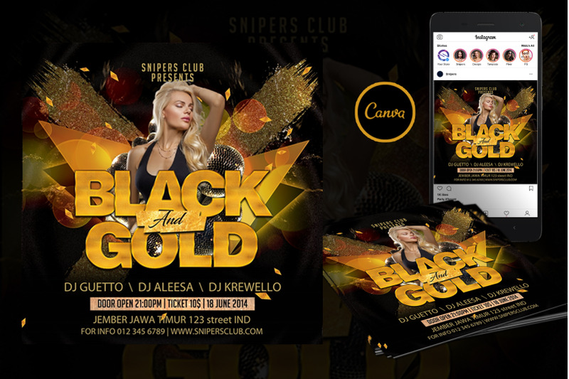 black-and-gold-event-flyer-canva-template