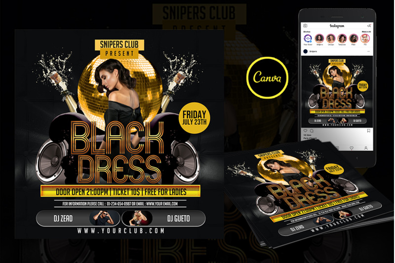 black-dress-party-event-flyer-canva-template