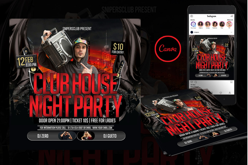 club-house-night-party-event-flyer-canva-template