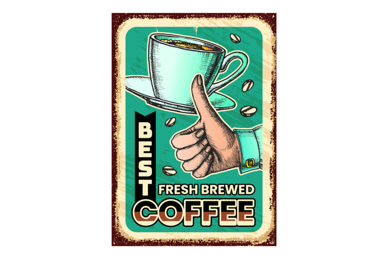 fresh-brewed-coffee-drink-advertise-poster-vector