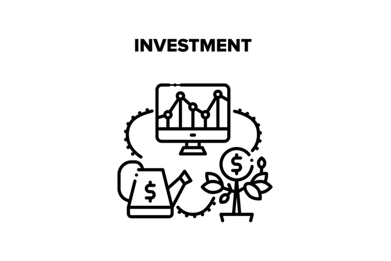 investment-money-vector-black-illustration