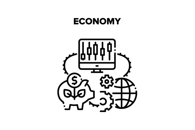 economy-finance-vector-black-illustration
