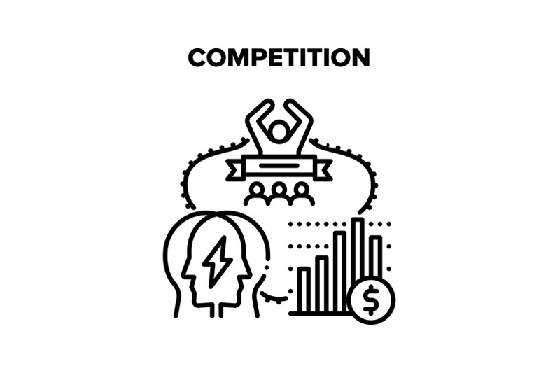 competition-vector-black-illustration