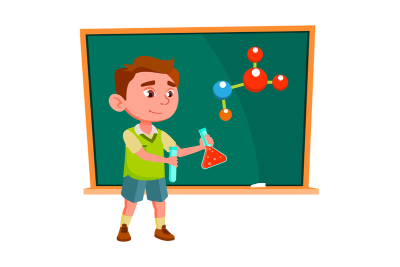 boy-scientist-make-experiment-on-lesson-vector