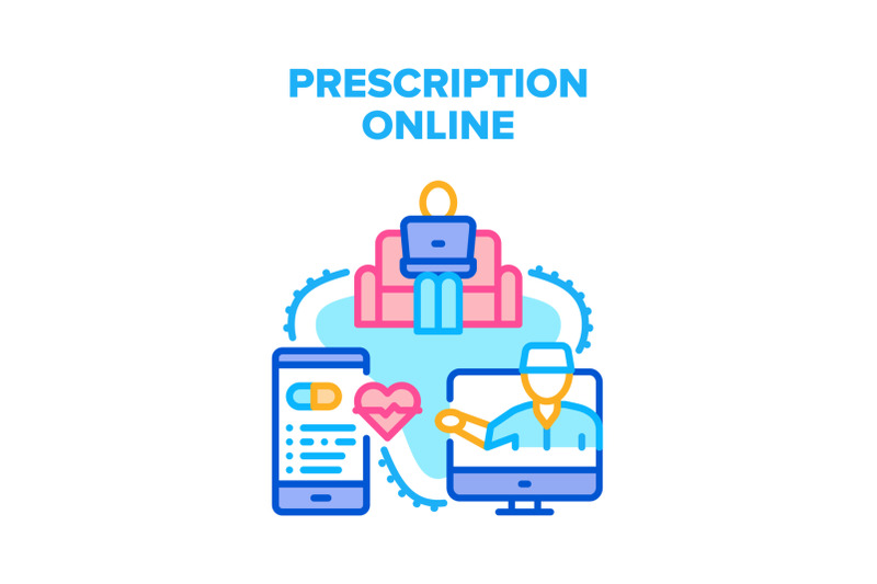prescription-online-medical-vector-concept-color