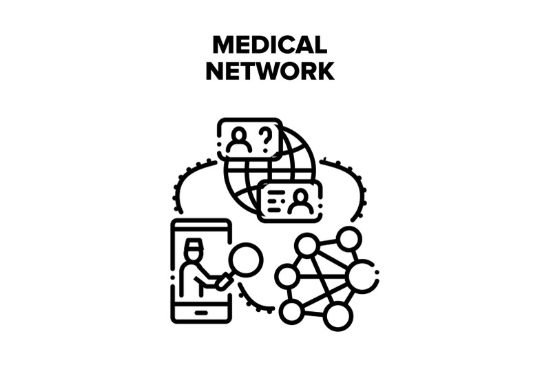 medical-network-vector-concept-black-illustration