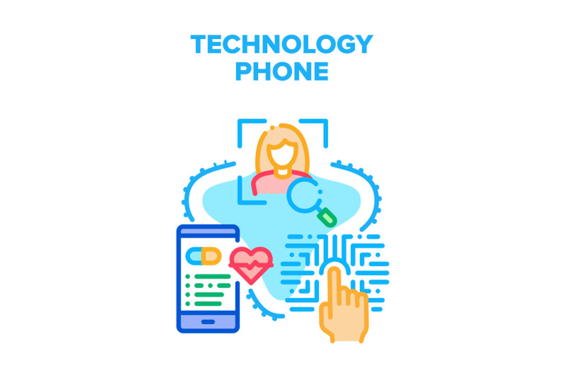 technology-phone-vector-concept-color-illustration