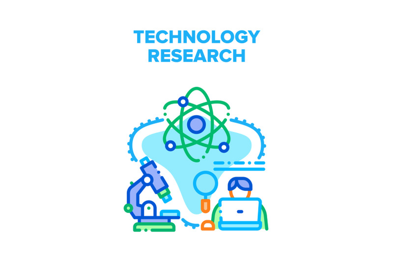 technology-research-science-vector-concept-color