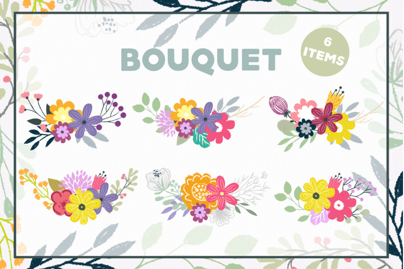 6-bouquets-floral-clipart-flowers-beautiful-clipart-png-and-vector