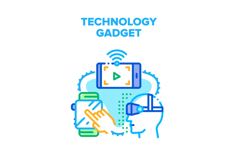 technology-electronic-gadget-vector-concept-color