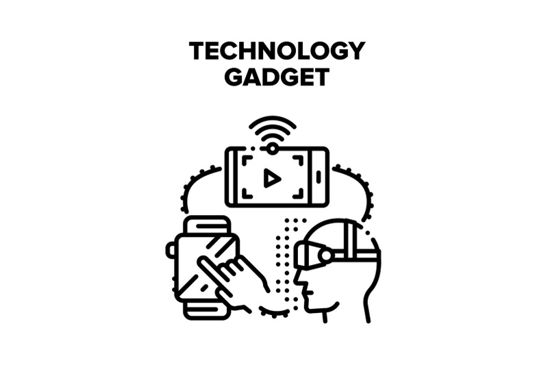 technology-electronic-gadget-vector-black-illustration