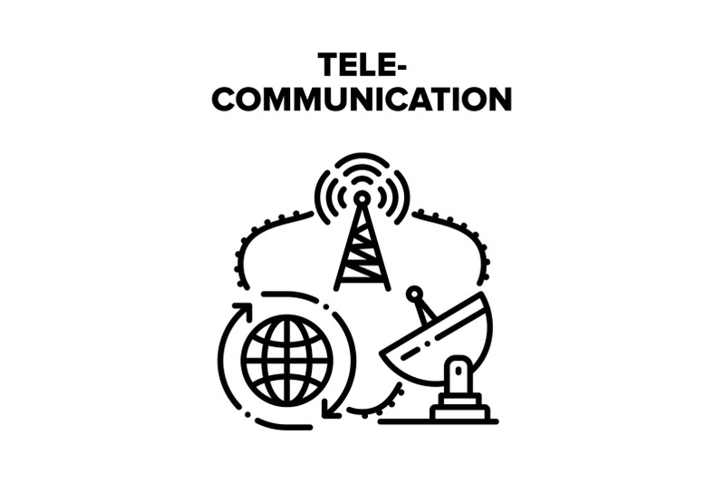 telecommunication-technology-vector-concept