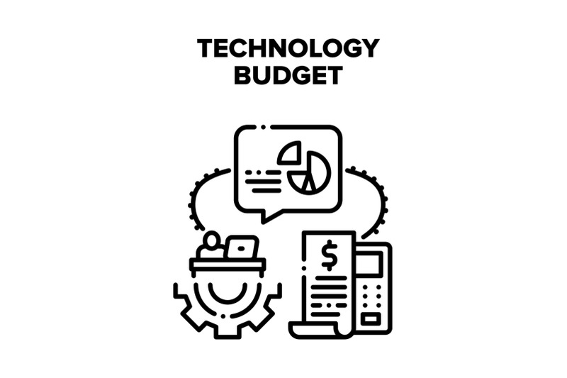 technology-financial-budget-vector-concept