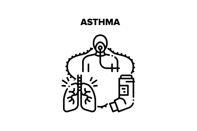 asthma-disease-vector-concept-black-illustration