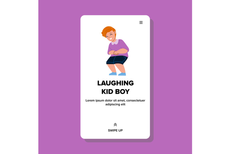 laughing-kid-boy-on-kindergarten-playground-vector