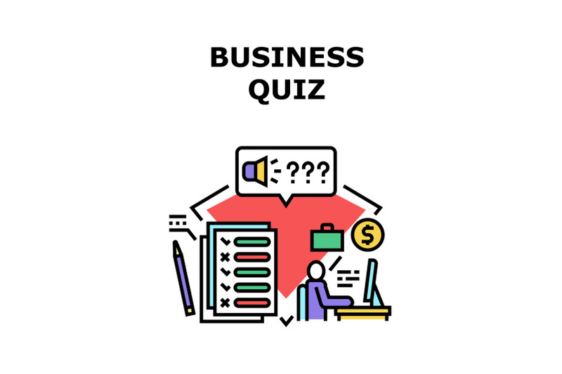 business-quiz-vector-concept-color-illustration