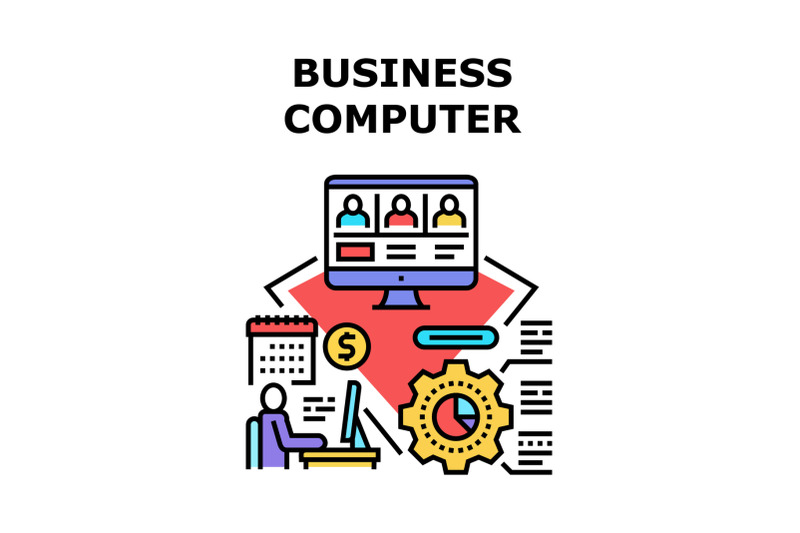 business-computer-device-vector-concept-color