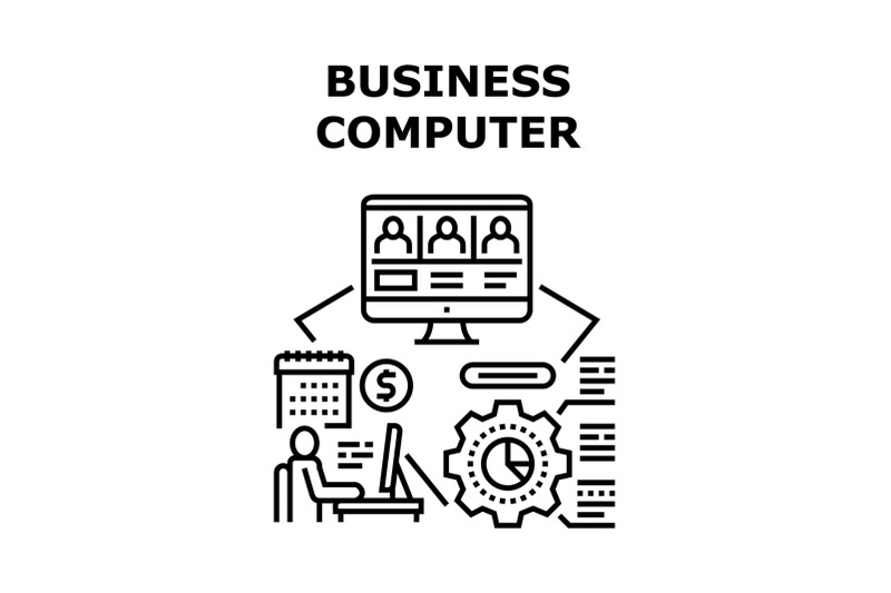 business-computer-device-vector-concept-color