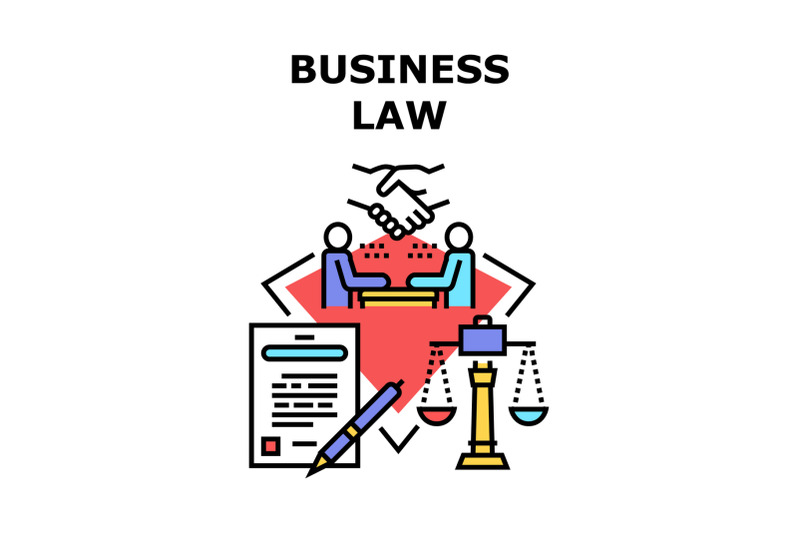 business-law-vector-concept-color-illustration