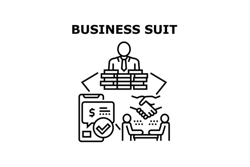 business-suit-vector-concept-black-illustration
