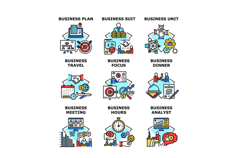 business-planning-set-icons-vector-illustrations