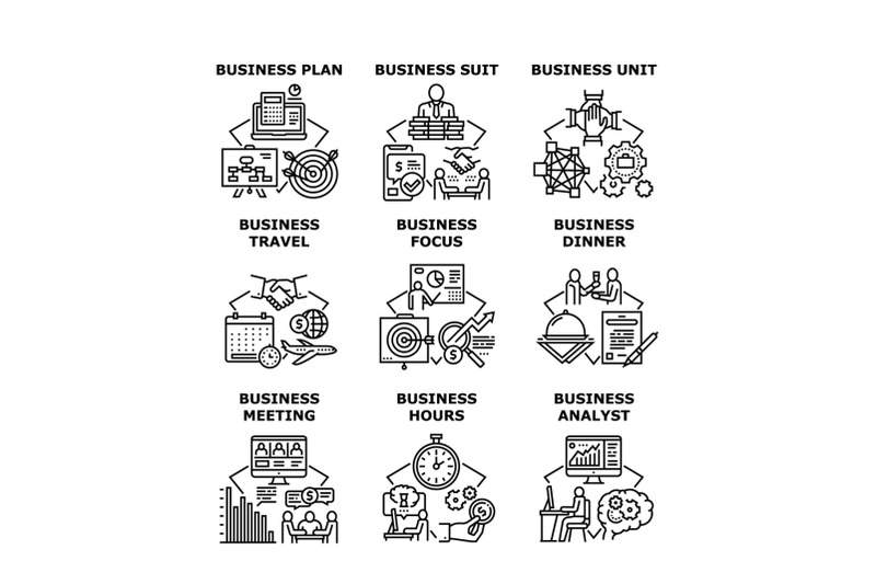 business-planning-set-icons-vector-illustrations