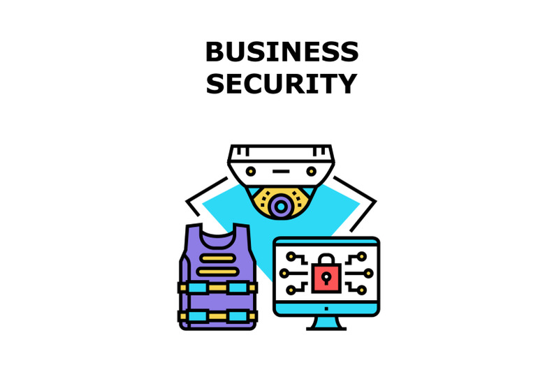 business-security-device-vector-concept-color