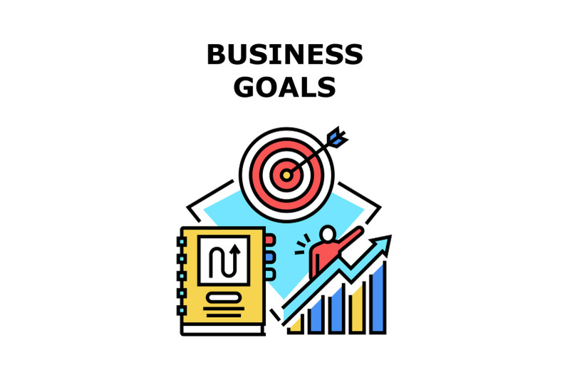 business-goals-vector-concept-color-illustration