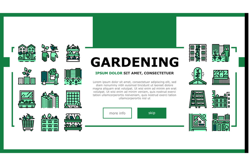 urban-gardening-eco-landing-header-vector