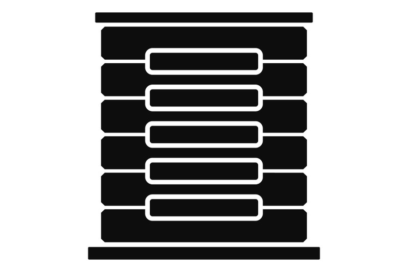 server-rack-icon-simple-style