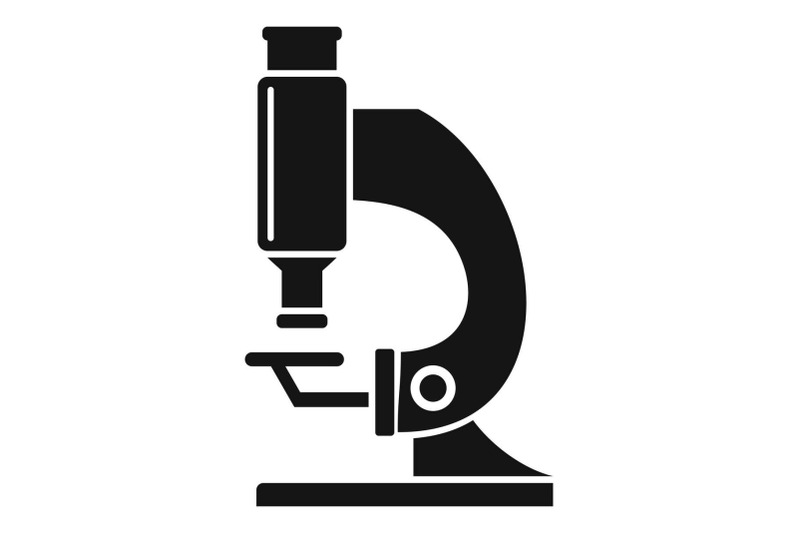 lab-microscope-icon-simple-style