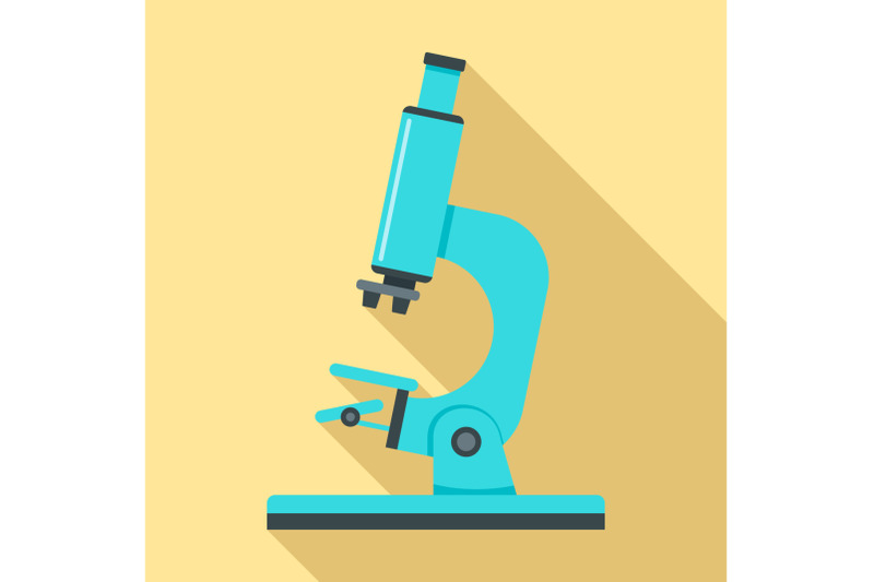 experiment-microscope-icon-flat-style