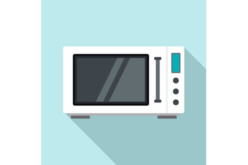 modern-microwave-icon-flat-style