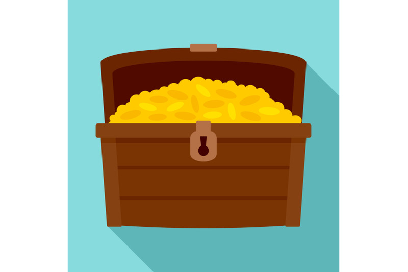 dower-chest-icon-flat-style
