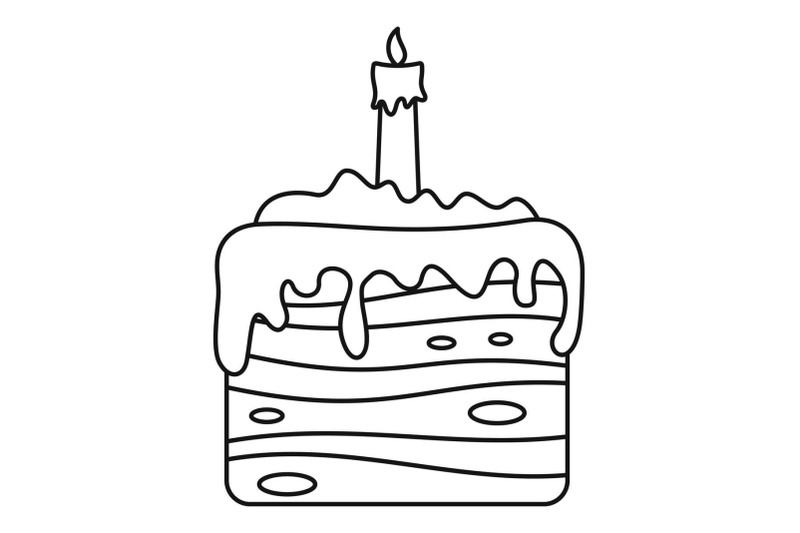 sweet-cake-icon-outline-style