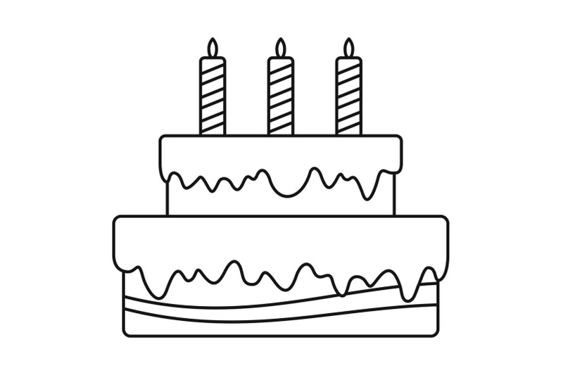 vanilla-cake-icon-outline-style