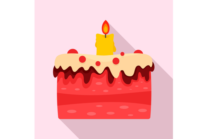 candy-cake-icon-flat-style