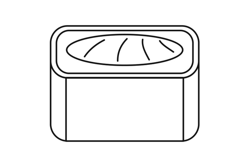 maguro-sushi-roll-icon-outline-style