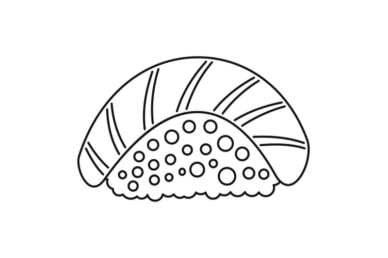 sake-sushi-icon-outline-style