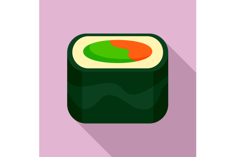 ebi-sushi-icon-flat-style