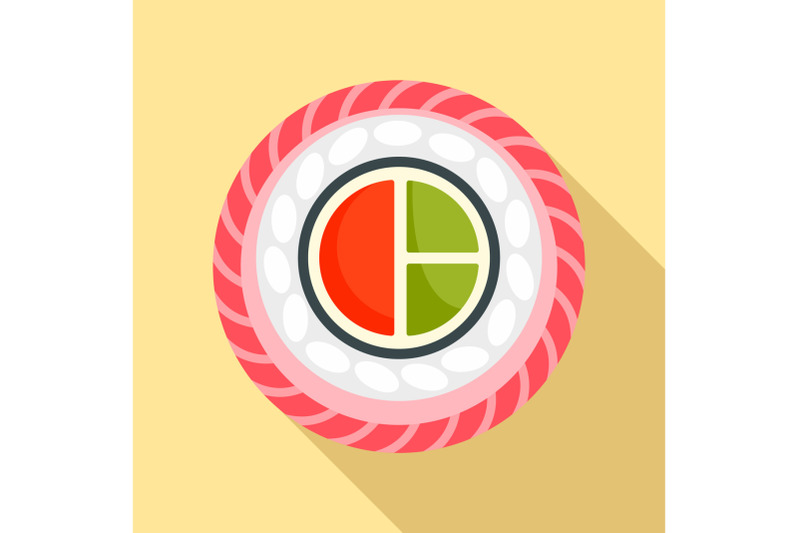 mix-sushi-icon-flat-style