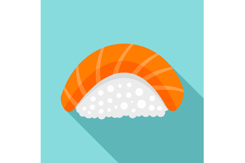 sake-sushi-icon-flat-style