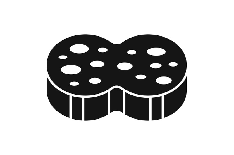 sponge-wash-icon-simple-style