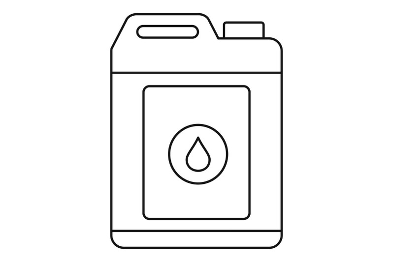 cleanning-car-solution-icon-outline-style