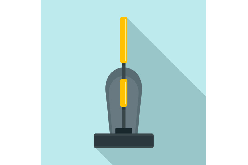 old-hand-vacuum-cleaner-icon-flat-style