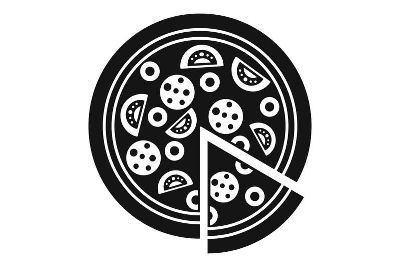 margarita-pizza-icon-simple-style