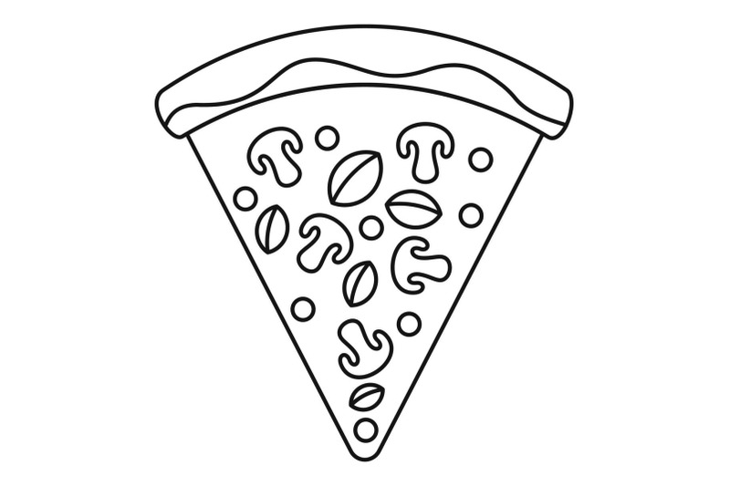 vegan-pizza-slice-icon-outline-style