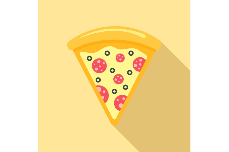 pizza-slice-icon-flat-style