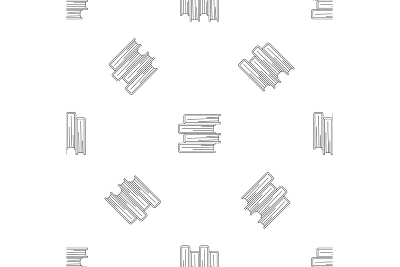 library-pattern-seamless-vector