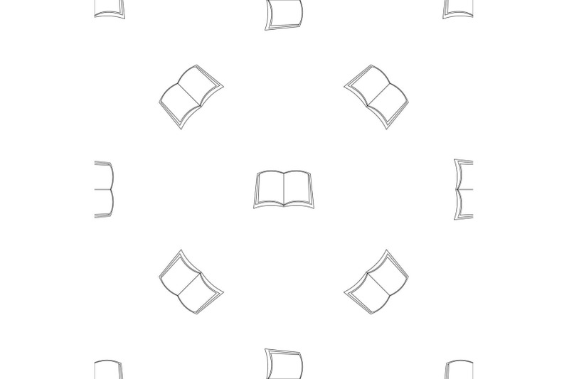 narative-book-pattern-seamless-vector